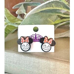 Nightmare before Christmas Sally Minnie Mouse post earrings NEW